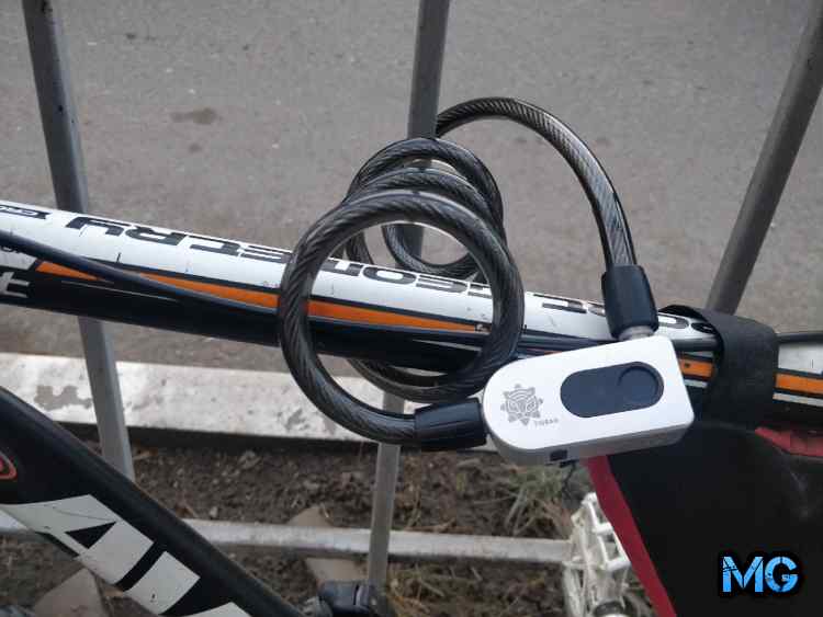 Биометрический велосипедный замок Tigear Velo со сканером отпечатков пальцев - полный обзор с преимуществами и недостатками